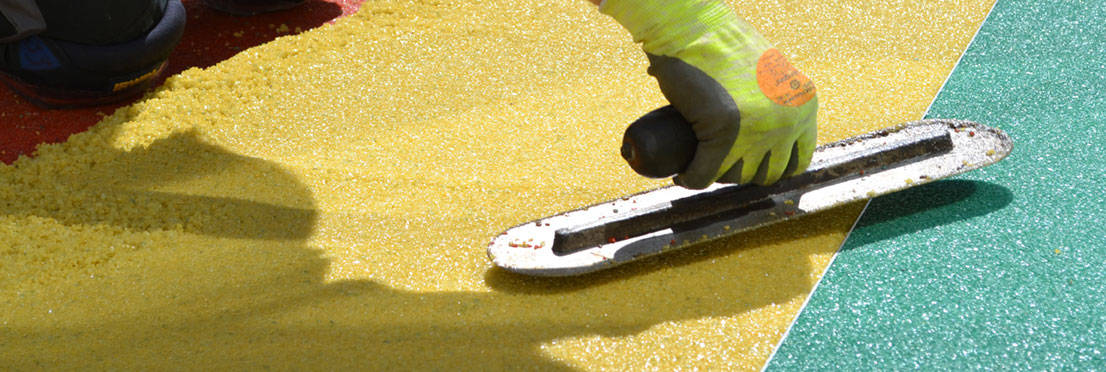 School Playground Coloured Resin